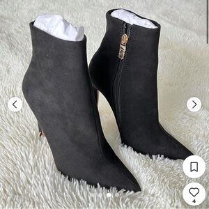 ASOS Black Heeled Ankle Boots